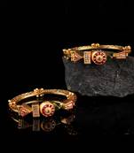 Gold bangles-and-bracelets