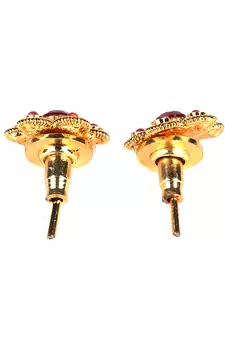 Red earrings