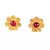 Red earrings