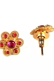 Red earrings