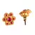 Red earrings