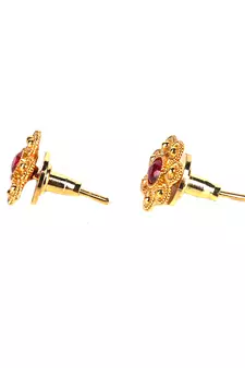 Red earrings