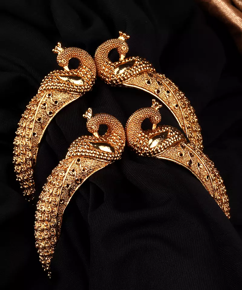 Gold bangles-and-bracelets