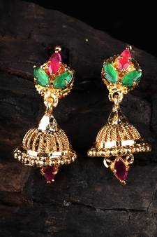 Multicolor jhumkas