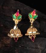Multicolor jhumkas