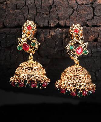 Multicolor jhumkas 1