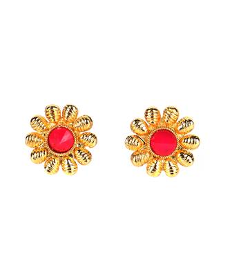 Red earrings 2