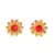 Red earrings