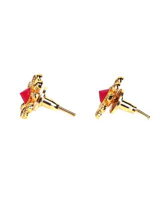 Red earrings 3