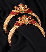 Gold bangles-and-bracelets