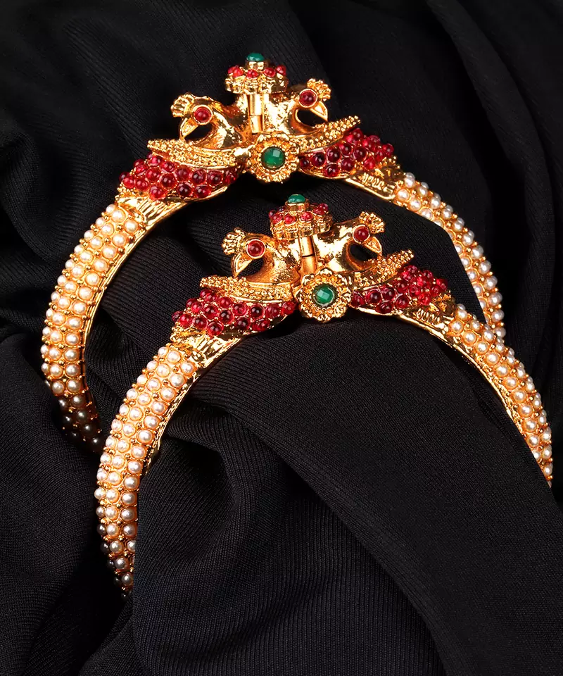 Gold bangles-and-bracelets