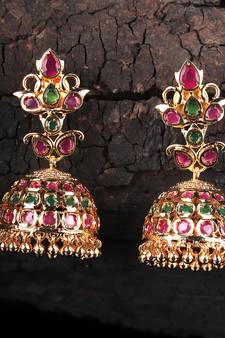 Purple earrings