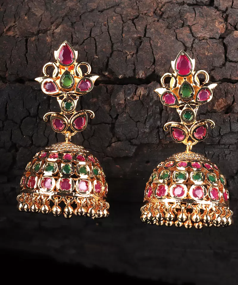 Purple earrings