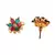 Multicolor earrings