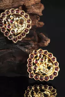 Purple earrings