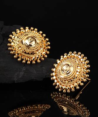 Gold earrings 2