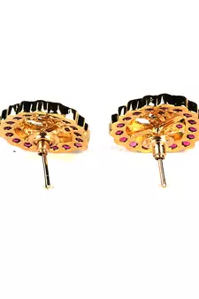 Purple earrings