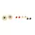 Multicolor earrings