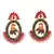 Red earrings