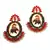 Red earrings