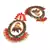 Red earrings