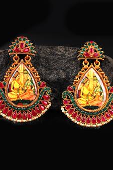 Red earrings
