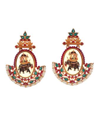 Red earrings 2