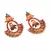 Red earrings