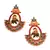 Red earrings