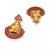 Red earrings