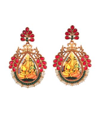 Red earrings 2