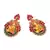 Red earrings