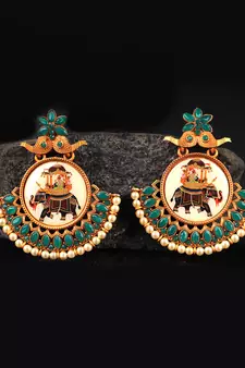 Blue earrings