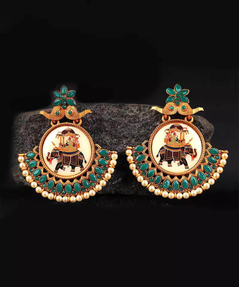 Blue earrings