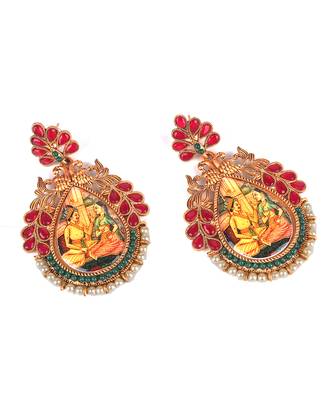Red earrings 5