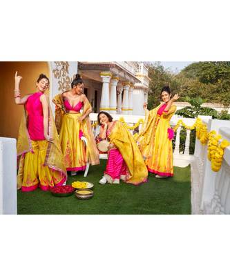 PINK banarasi sarees 2