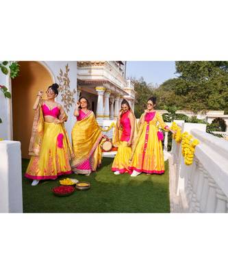 PINK banarasi sarees 3