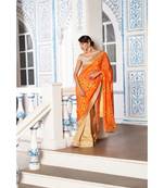 GOLD chiffon sarees