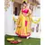 embroidered chanderi yellow  lehenga
