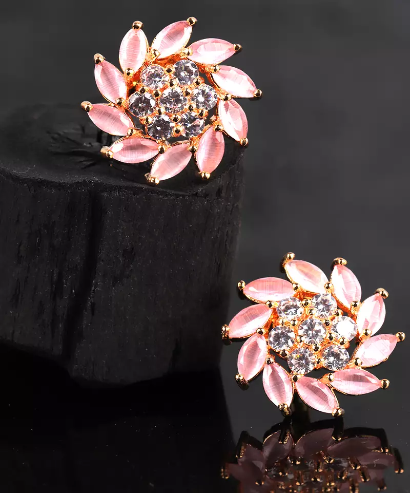 Pink earrings