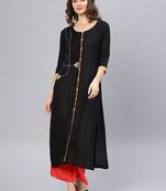 Multicolor printed rayon kurtis