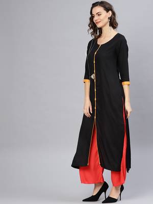 Multicolor printed rayon kurtis 2