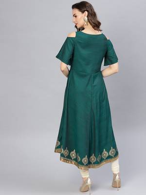 Multicolor printed rayon kurtis 3
