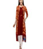 Women Printed Georgette A-line Kurta