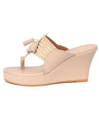 Tassel Kolhapuri wedges 2