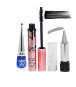 Color Diva  Baris Blue Eyeliner TR Silver Kajal & RG Black Mascara Combo