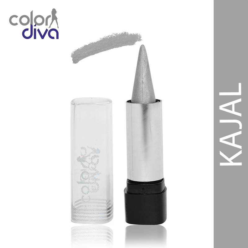 Color Diva  Baris Blue Eyeliner TR Silver Kajal & RG Black Mascara Combo
