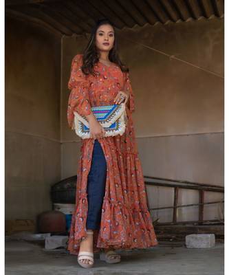 Aayna Printed Single piece Gown 2