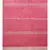 KALASATI FUCHSIA PINK & SILVER-TONED PURE LINEN CHECKED BHAGALPURI SAREE
