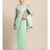KALASATI GREEN LINEN BLEND SOLID BHAGALPURI SAREE
